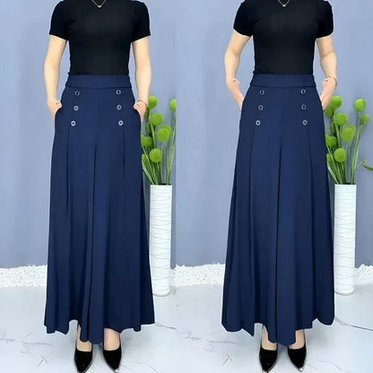 BelleFlow – Flattering Wide Leg Comfort Trousers