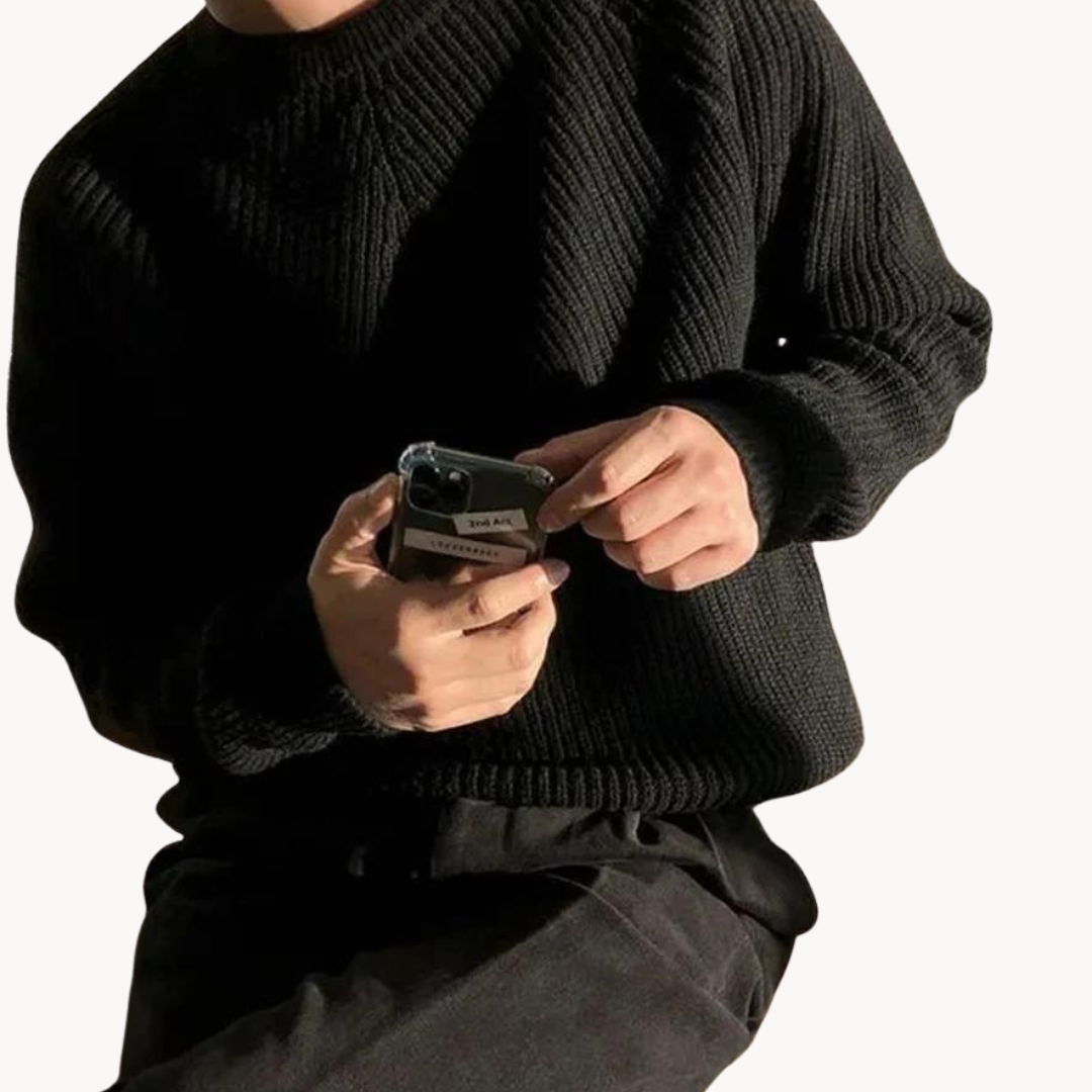 Ronan Ridgeway Ribbed Sweater | BELIVITE