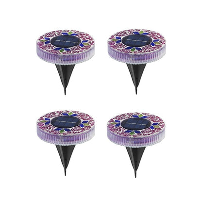 NightMosaic – Waterproof Solar Pathway Lights