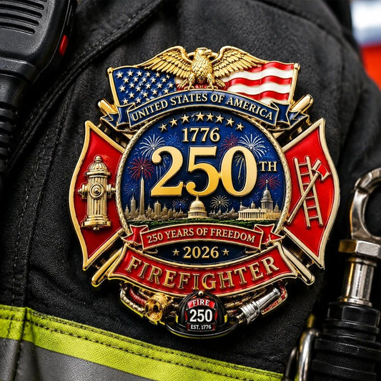ValorShield: Insignia de 250 años del cuerpo de bomberos