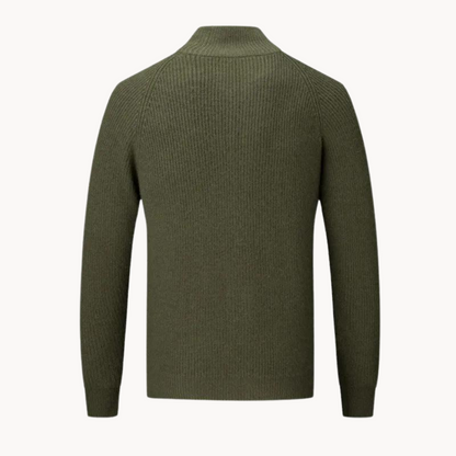 Colton Cashmere Zip Sweater | BELIVITE