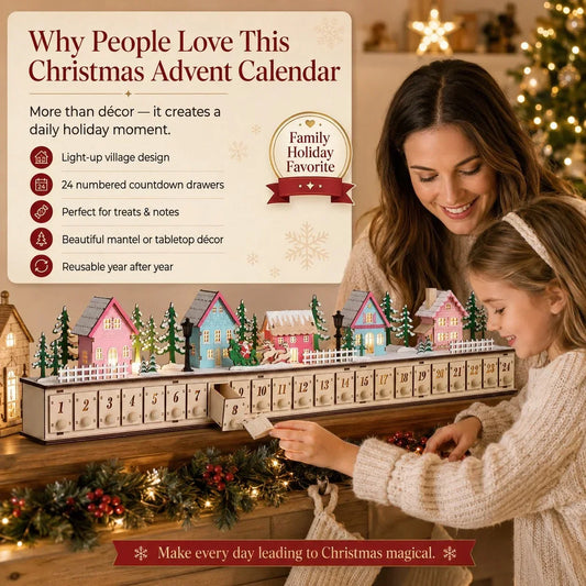 ChristmasGlow – Weihnachts-Dorf-Adventskalender