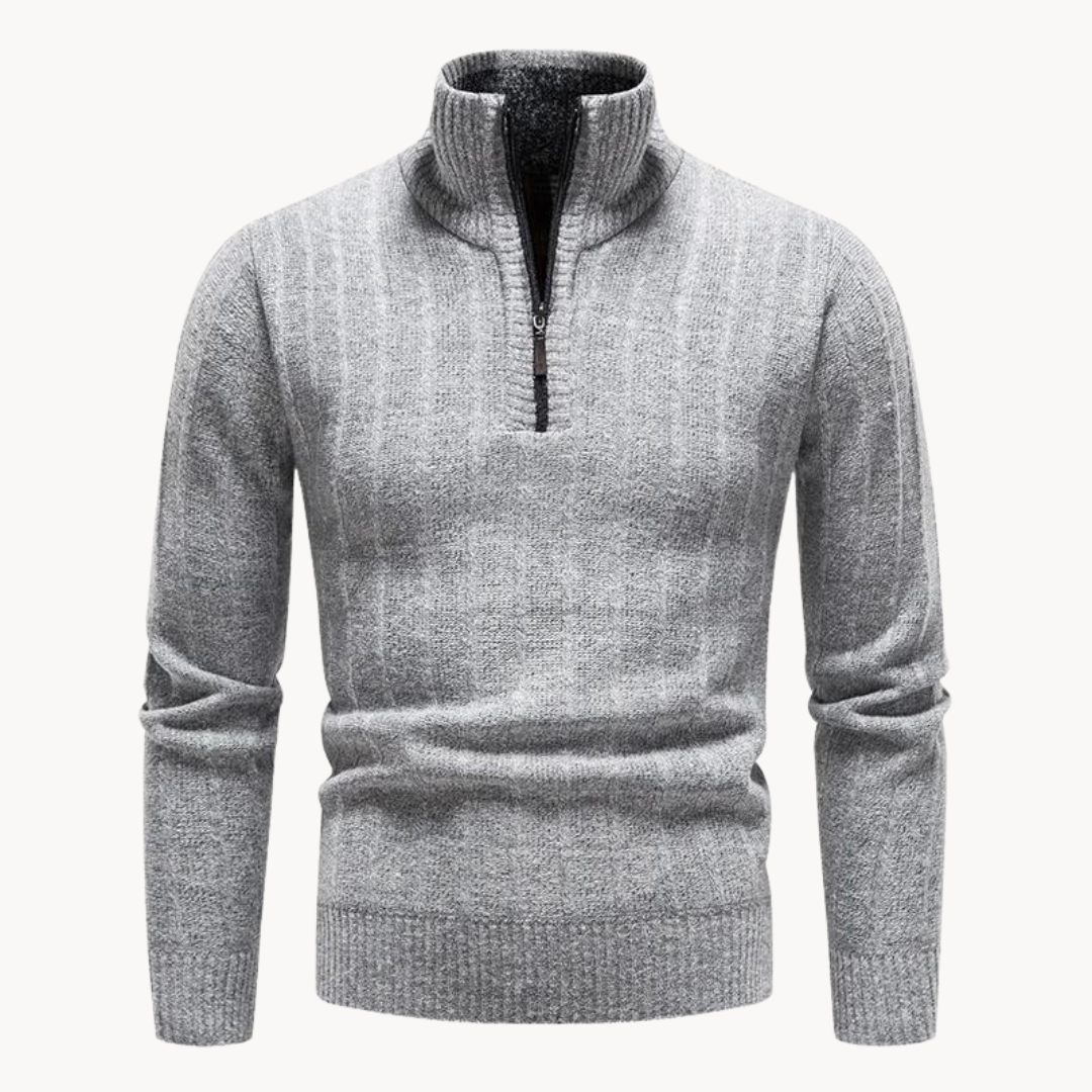 Freddie Quarter Zip Sweater | BELIVITE