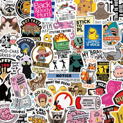 VibeCore – Funny Vinyl Graffiti Stickers