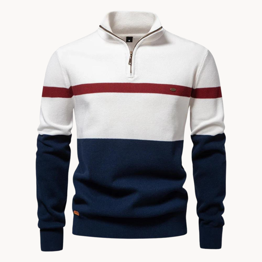 Connor Quarter Zip Sweater | BELIVITE