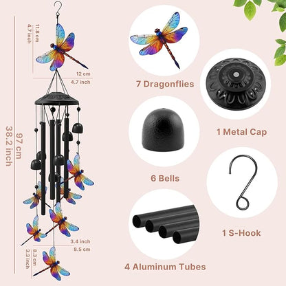 HummingAura – Vintage Colorful Wind Chime