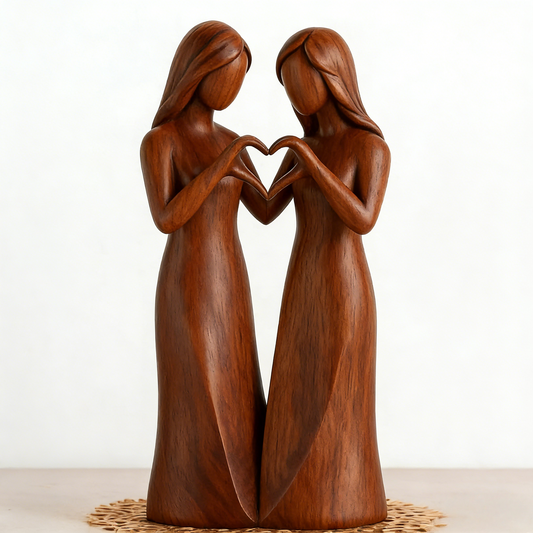 Escultura Celebra la Amistad entre Hermanas