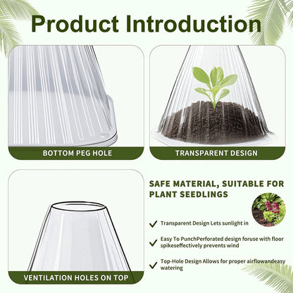 EcoBloom – Reusable Greenhouse Plant Covers