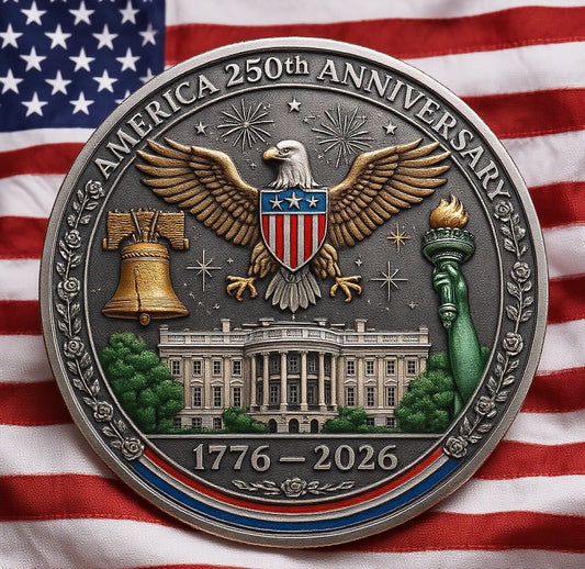 UnityCoin – Medalla de la Celebración del 250 aniversario de Estados Unidos