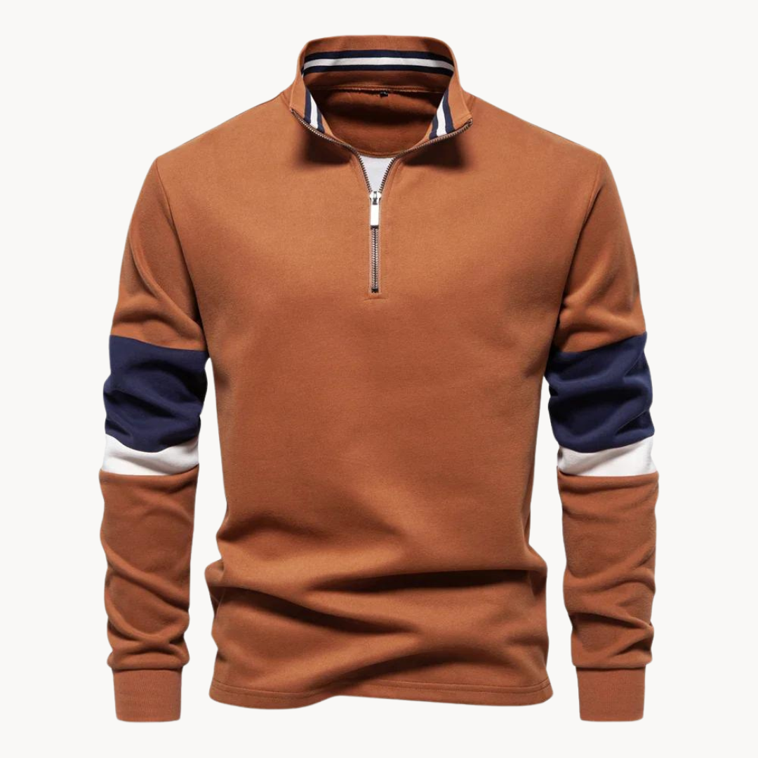 Nathan Quarter-Zip Sweater | BELIVITE