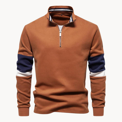 Nathan Quarter-Zip Sweater | BELIVITE