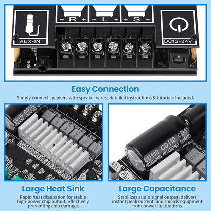 AudioForge – Compact Bluetooth Amp Module