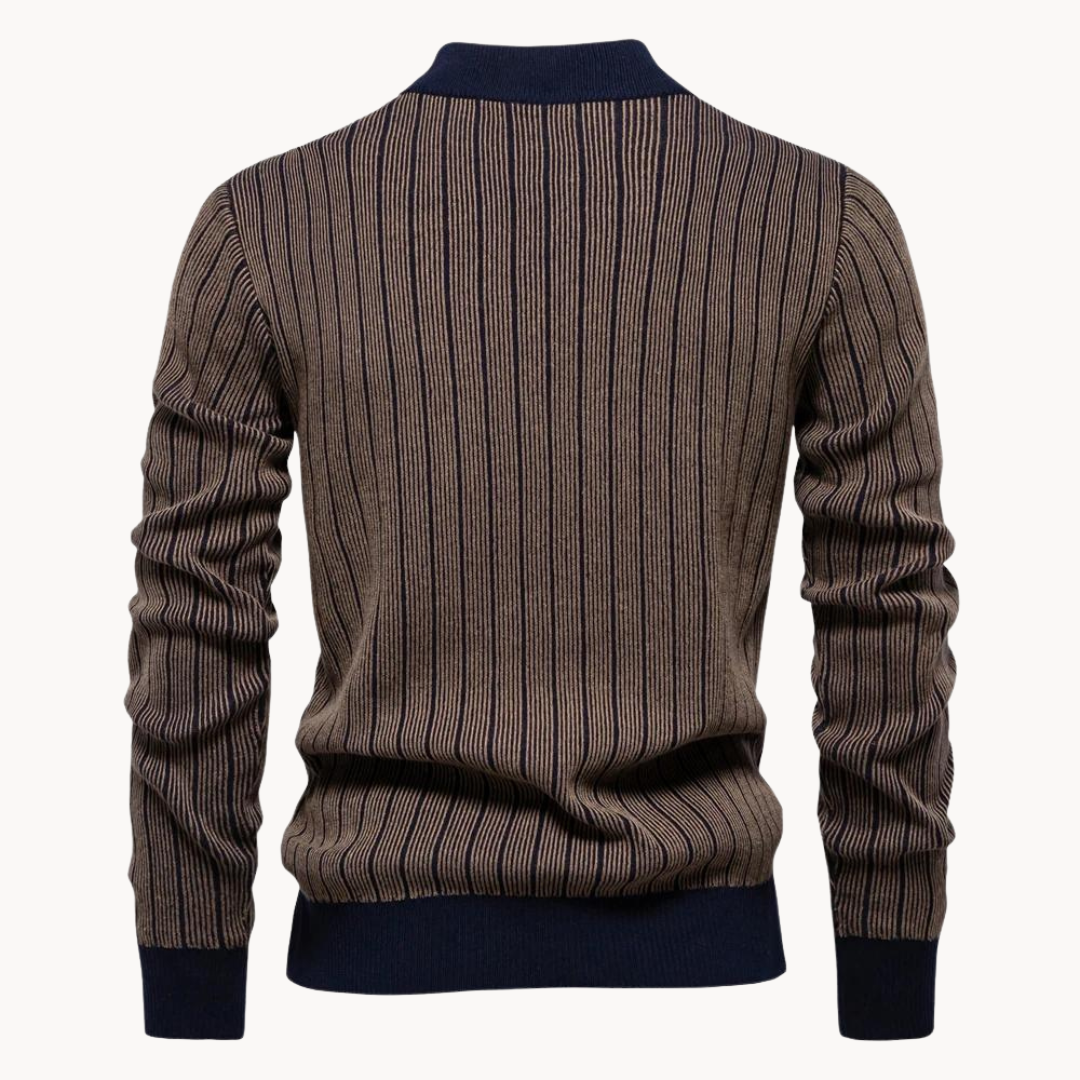 Quincy Striped Sweater | BELIVITE