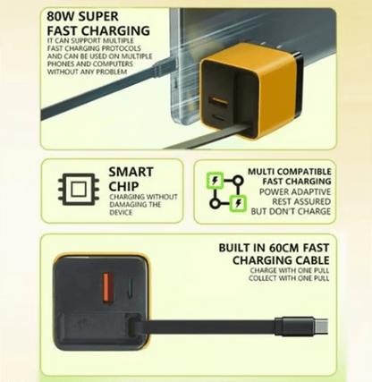 VoltCore – 80W Multi Device Fast Charger