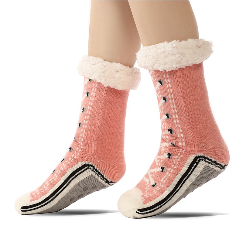 ToastyToes - Non-Slip Fleece Slipper Socks