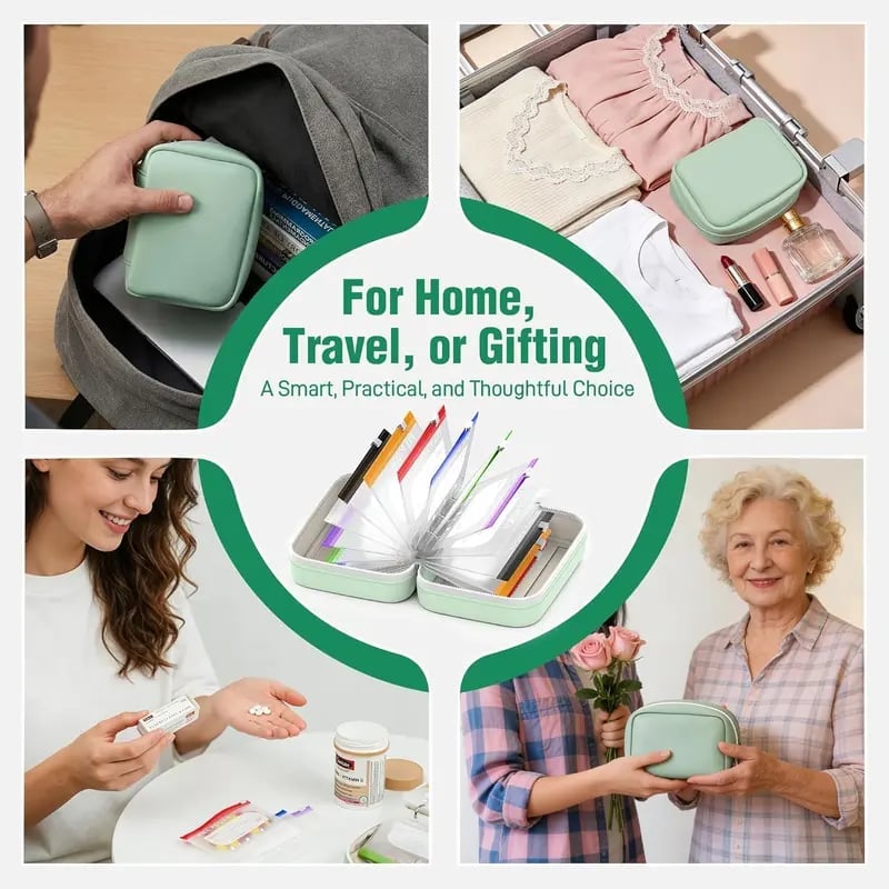 MediGuard – Waterproof Pill Pouch Organizer