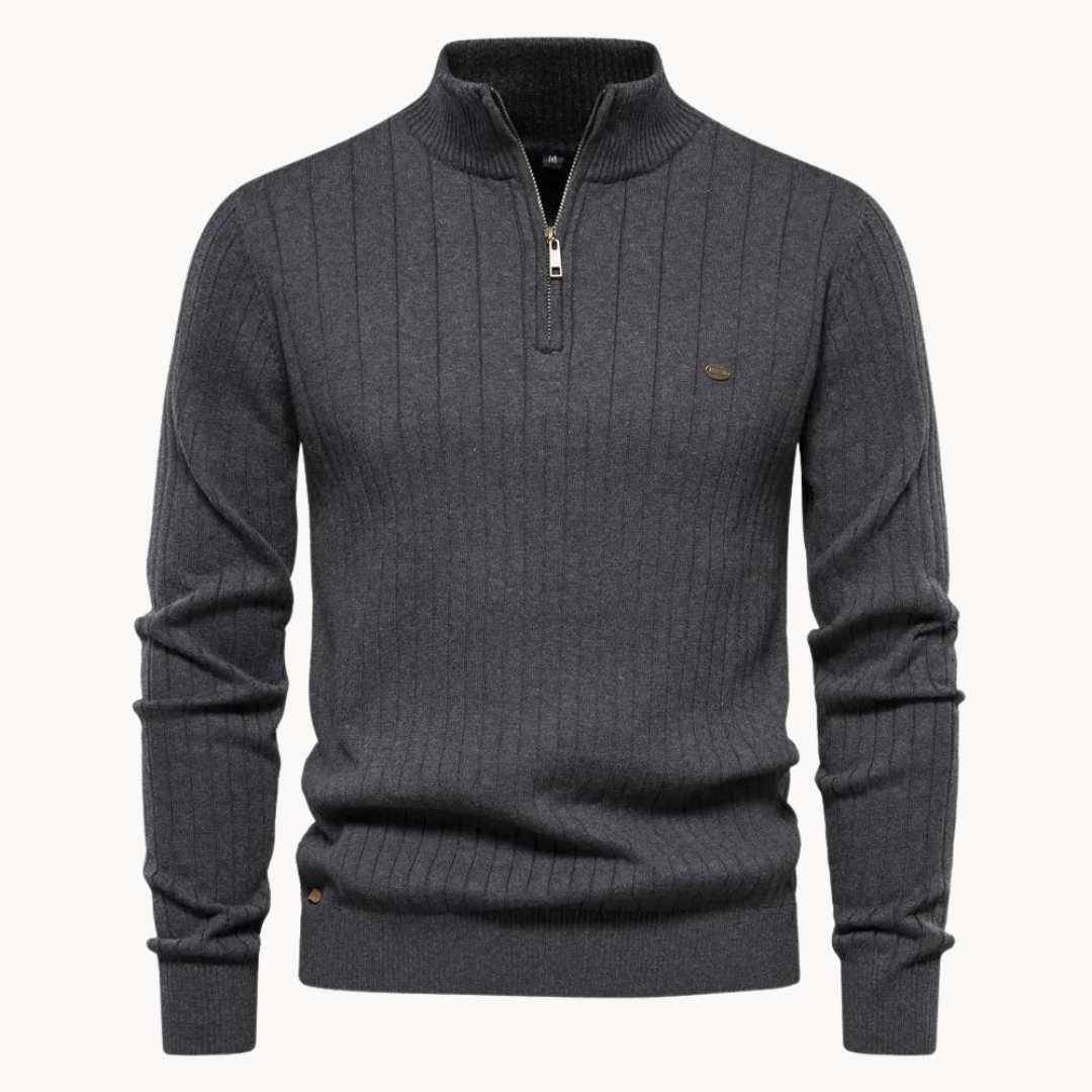 Jenson Quarter Zip Sweater | BELIVITE