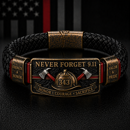 RedLineValor – Firefighter Pride Wristband
