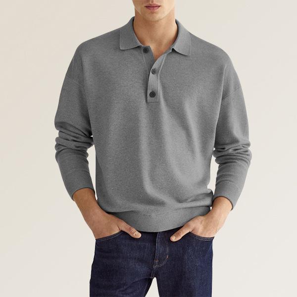 Men's Long-Sleeve Field Polo Shirt | BELIVITE