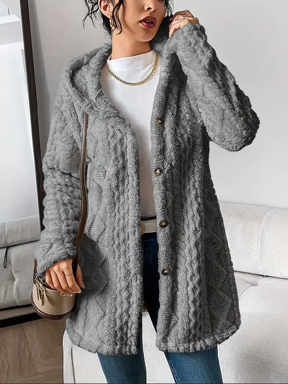CloudSilk – Effortless Chic Hooded Dress