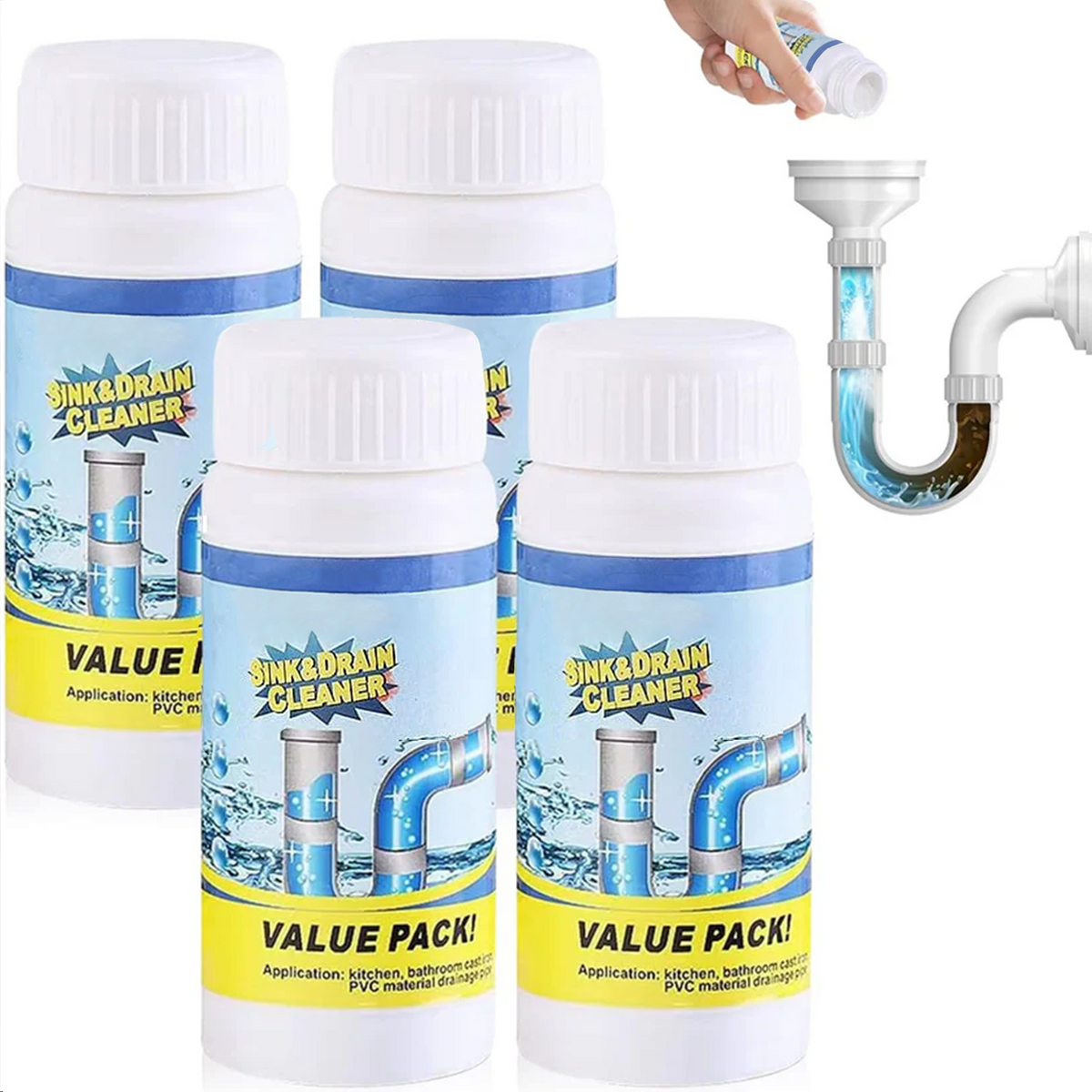 LAST DAY 50% off✨ Powerful Sink Drain Cleaner - All-Purpose Pipe Dredging Powder for Home
