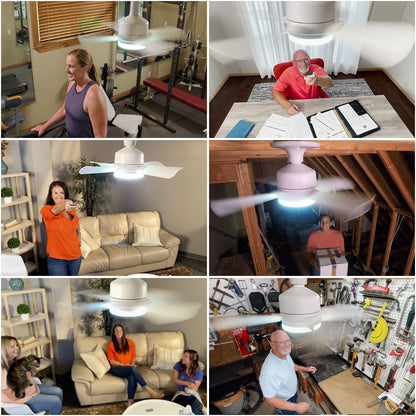 SmartBreez PRO | 2-in-1 Ceiling Fan & LED Light