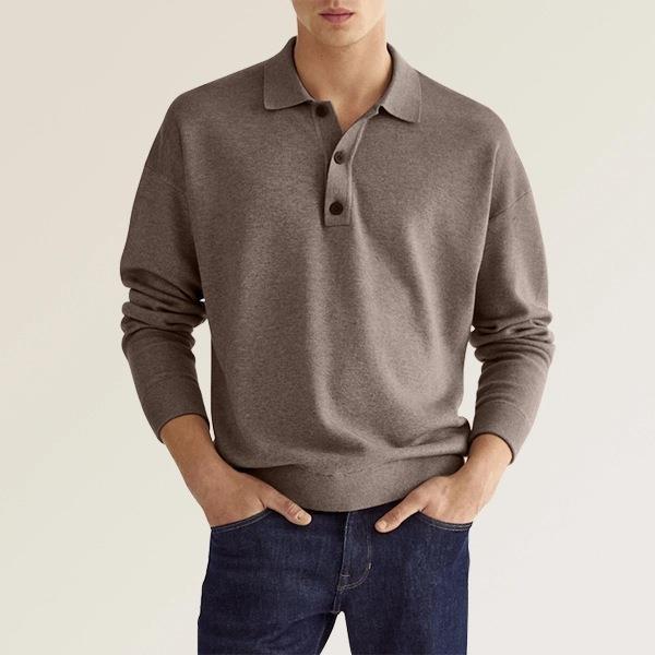 Men's Long-Sleeve Field Polo Shirt | BELIVITE