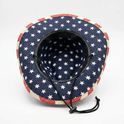 LibertyBrim – American Flag Cowboy Hat