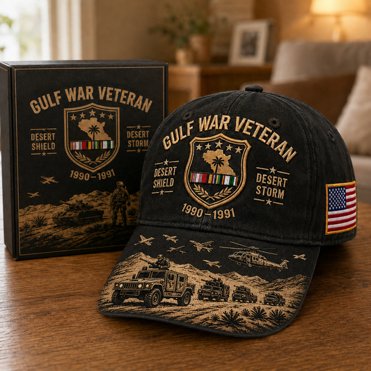 DesertLegacy – Gorra Conmemorativa Veterano de la Guerra del Golfo