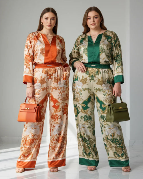 Saori™ – Satin Set with Elegant Shine and Effortless Comfort