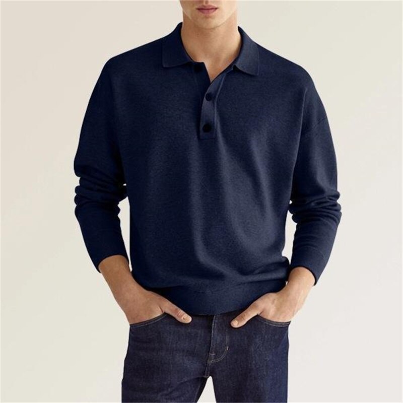 Men's Long-Sleeve Field Polo Shirt | BELIVITE