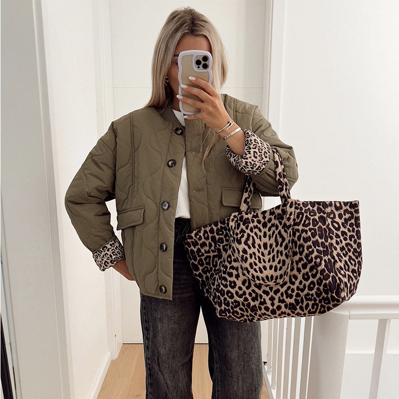 Leopard Women's Jacket | BELIVITE