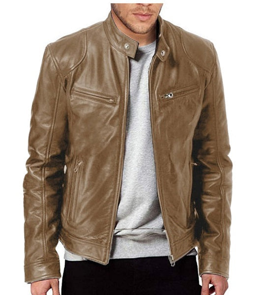 Trenton Leather Men's Jacket | BELIVITE