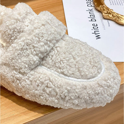 Arielle Plush Moccasins With Non-Slip Sole | BELIVITE