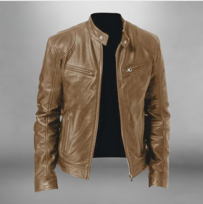 Trenton Leather Men's Jacket | BELIVITE