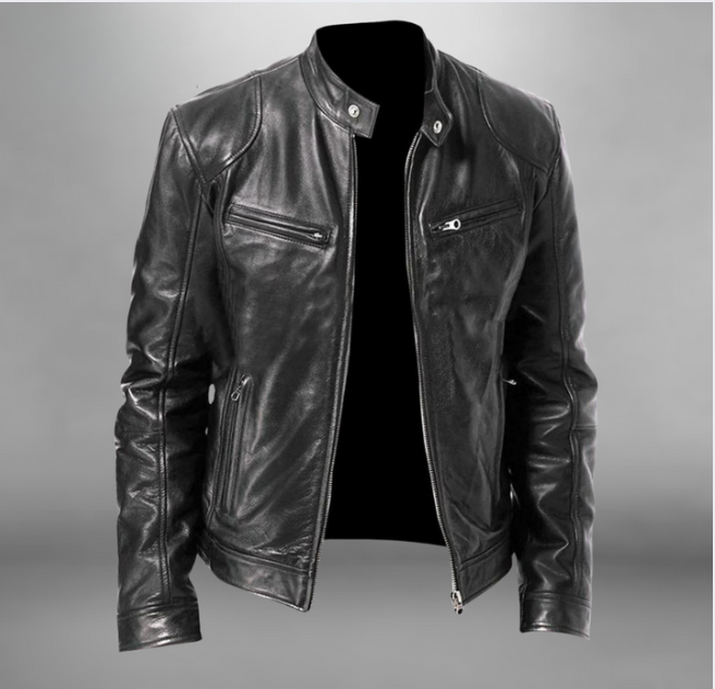 Trenton Leather Men's Jacket | BELIVITE