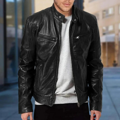Trenton Leather Men's Jacket | BELIVITE