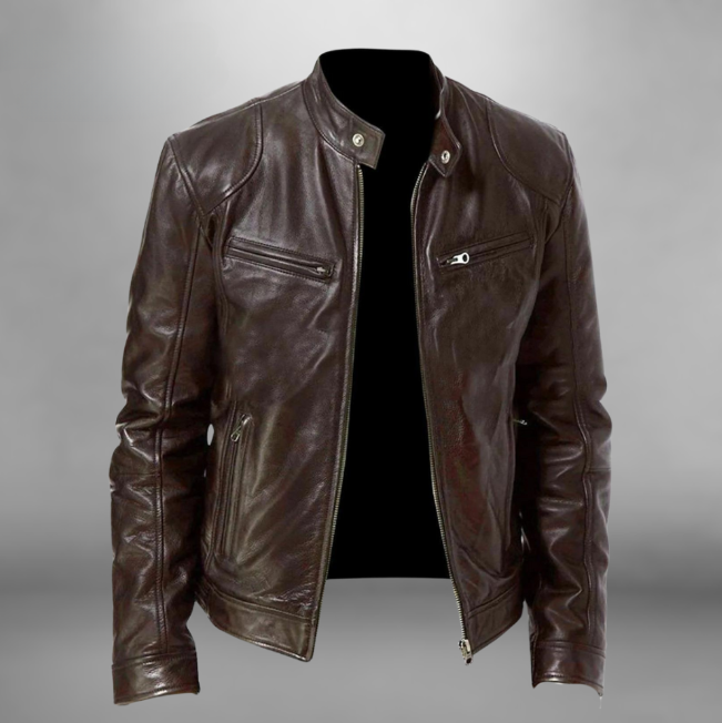 Trenton Leather Men's Jacket | BELIVITE