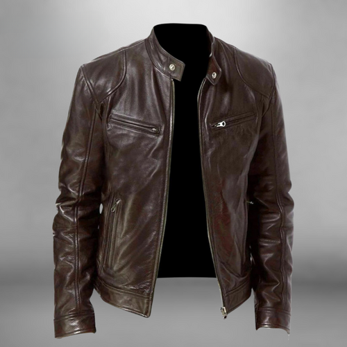 Trenton Leather Men's Jacket | BELIVITE