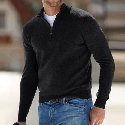 Santous Zip-Up Sweater | BELIVITE