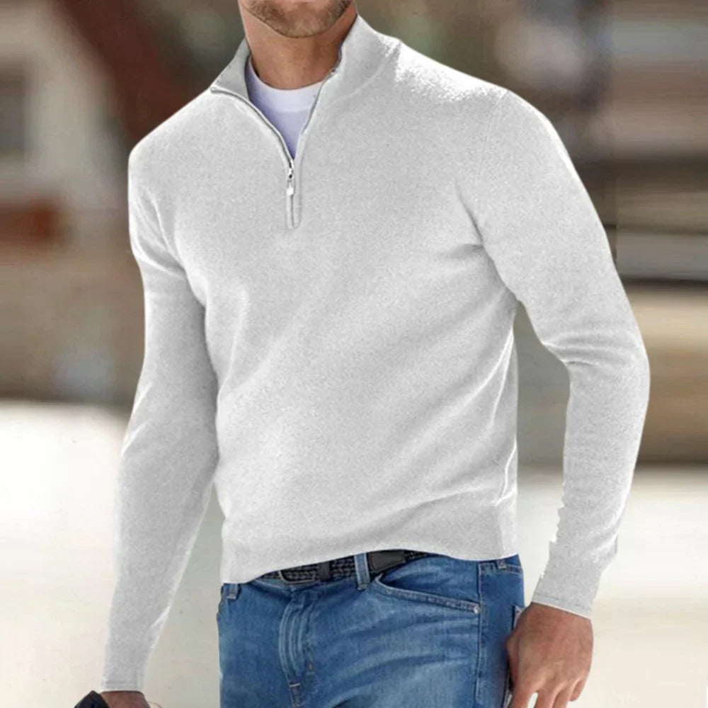 BELIVITE | Santous Zip-Up Sweater