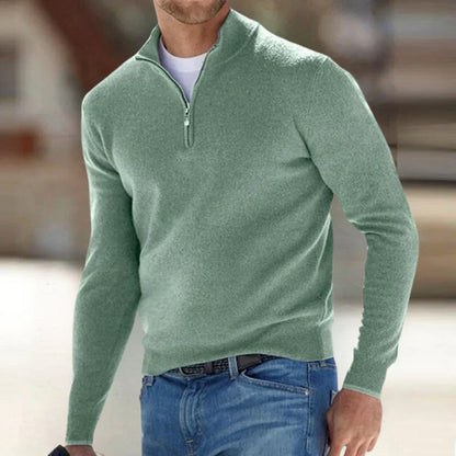 BELIVITE- Santous Zip-Up Sweater