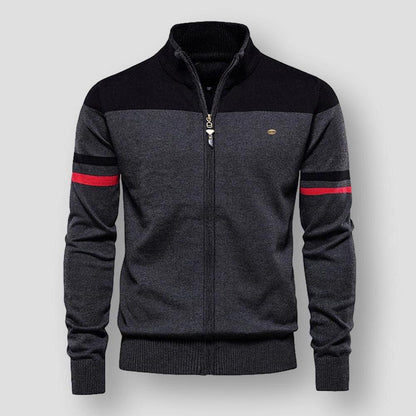 Atlas Retro Striped Bomber Jacket | BELIVITE