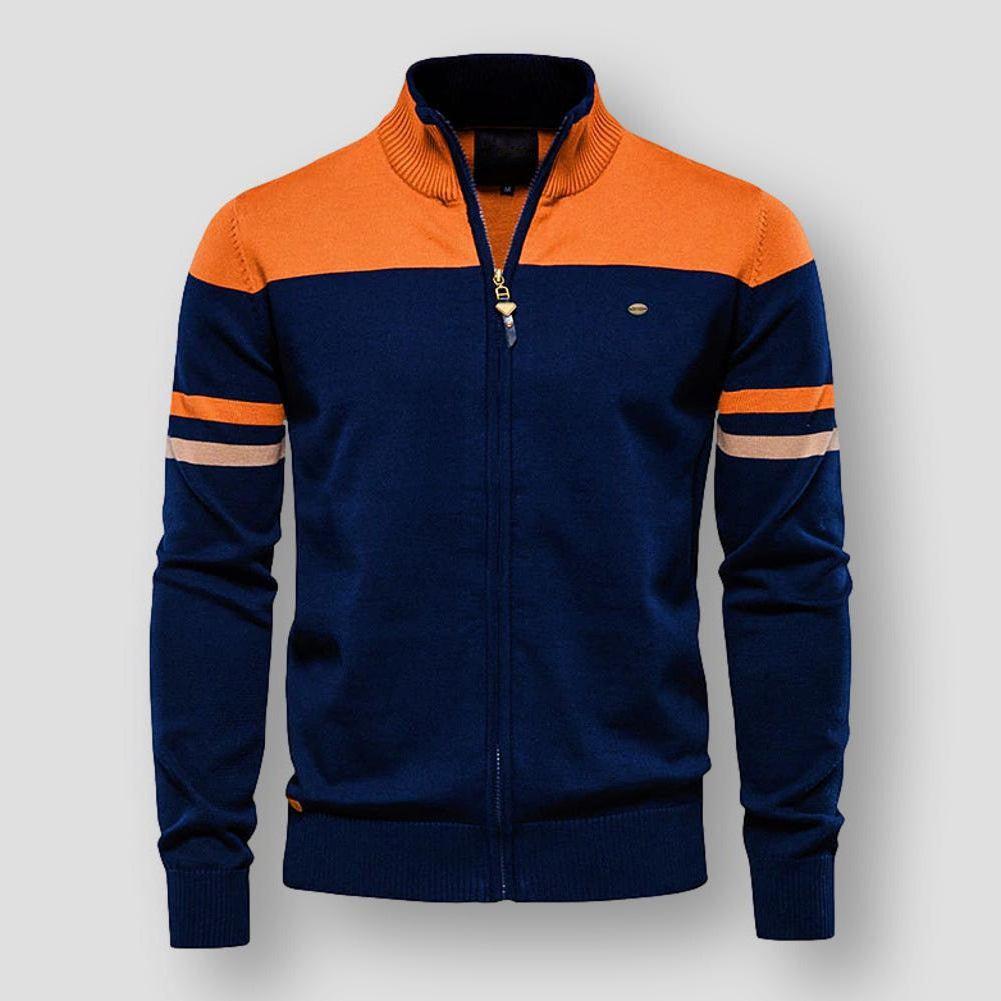 Atlas Retro Striped Bomber Jacket | BELIVITE