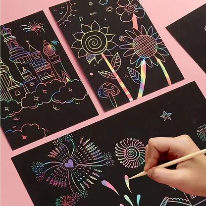 AuraArt – Magical Rainbow Scratch Paper