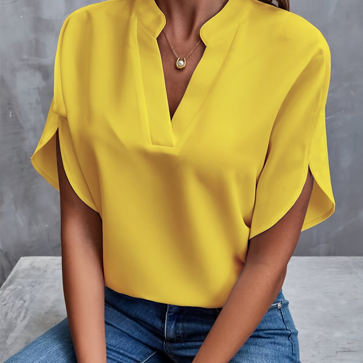 Blouse with wide sleeves Beth | BELIVITE