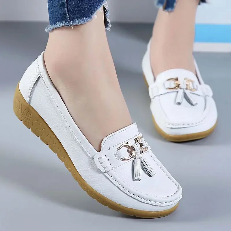 Orthopedic Leather Moccasin | BELIVITE