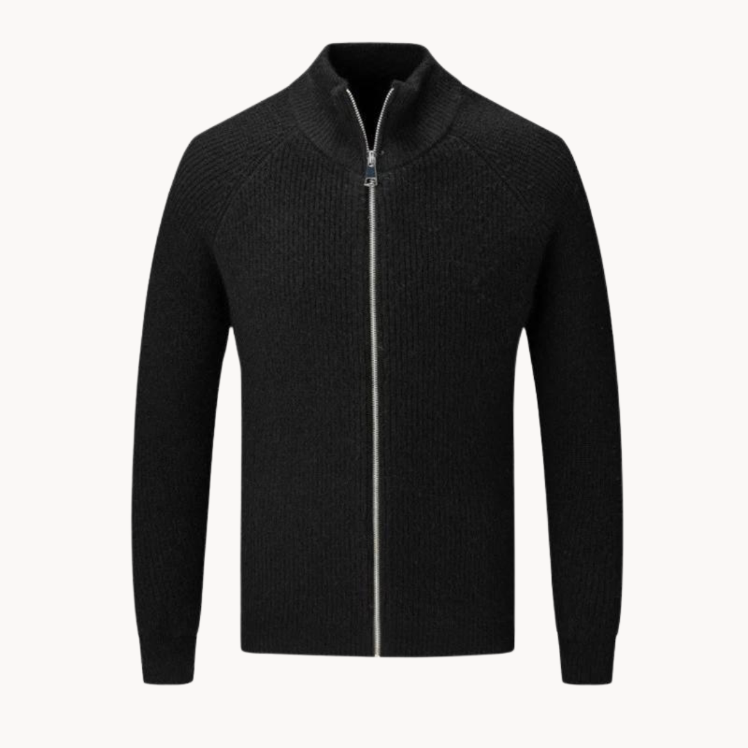 Colton Cashmere Zip Sweater | BELIVITE