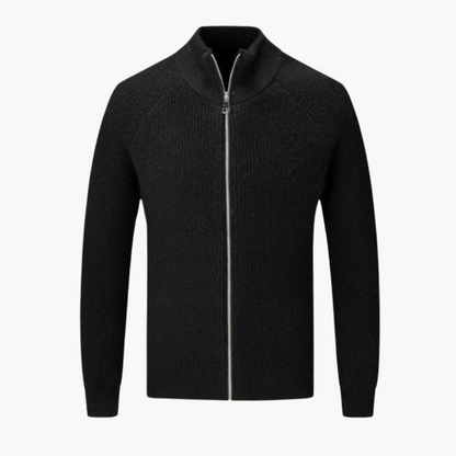 Colton Cashmere Zip Sweater | BELIVITE