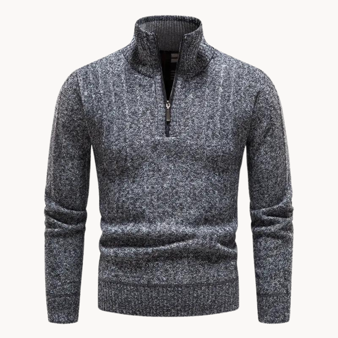 Freddie Quarter Zip Sweater | BELIVITE